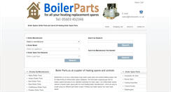 Desktop Screenshot of boilerparts.co.uk